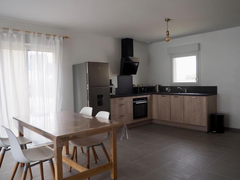 Maison 6-8 Personnes 3 Chambres Les Pieux Esterno foto